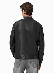 AllSaints Black Colt Leather Jacket - Image 8 of 9