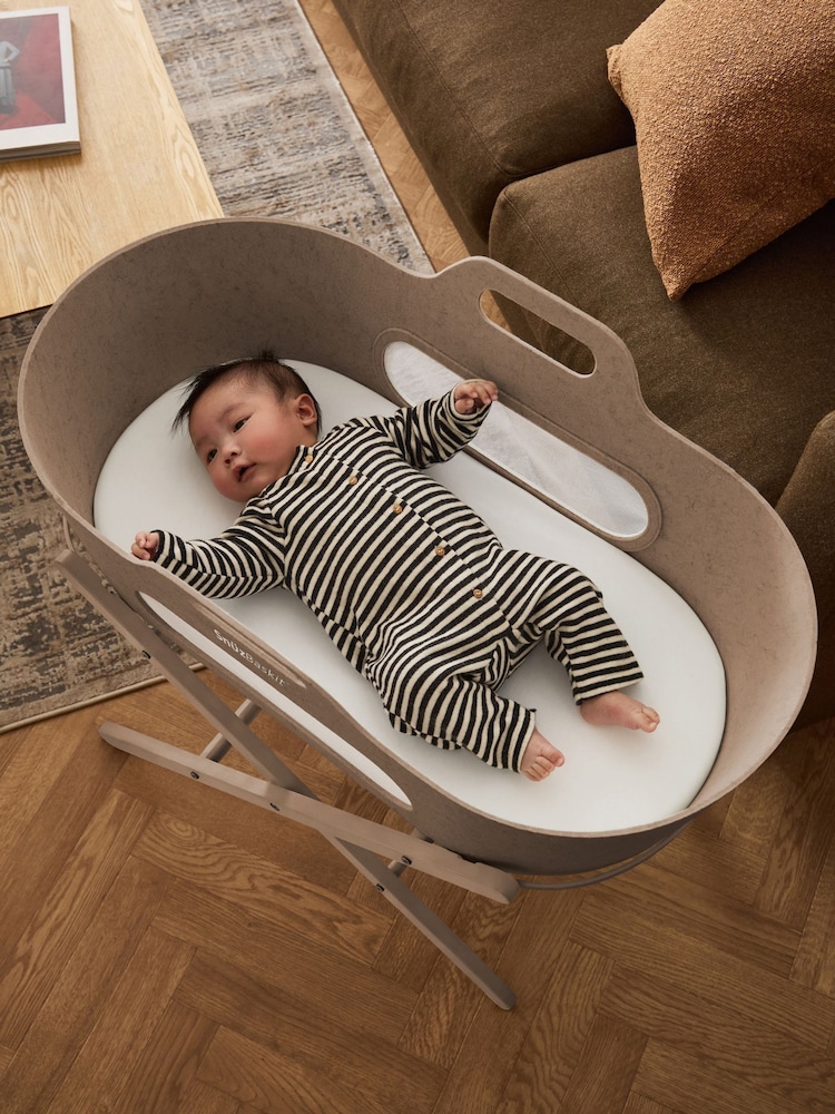Snuz Mocha SnuzBaskit Moses Basket & Stand - Image 2 of 7