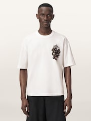 AllSaints Araknid Short Sleeve Crew Neck T-Shirt - Image 1 of 6