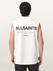 AllSaints Underground Sleeveless Crew Neck T-Shirt - תמונה 2 מתוך 6