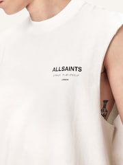 AllSaints Underground Sleeveless Crew Neck T-Shirt - תמונה 5 מתוך 6