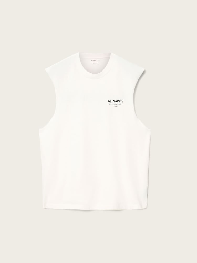 AllSaints Underground Sleeveless Crew Neck T-Shirt - תמונה 6 מתוך 6