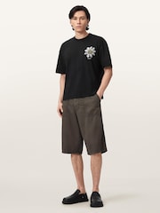 AllSaints Petals Short Sleeve Crew Neck T-Shirt - תמונה 2 מתוך 6