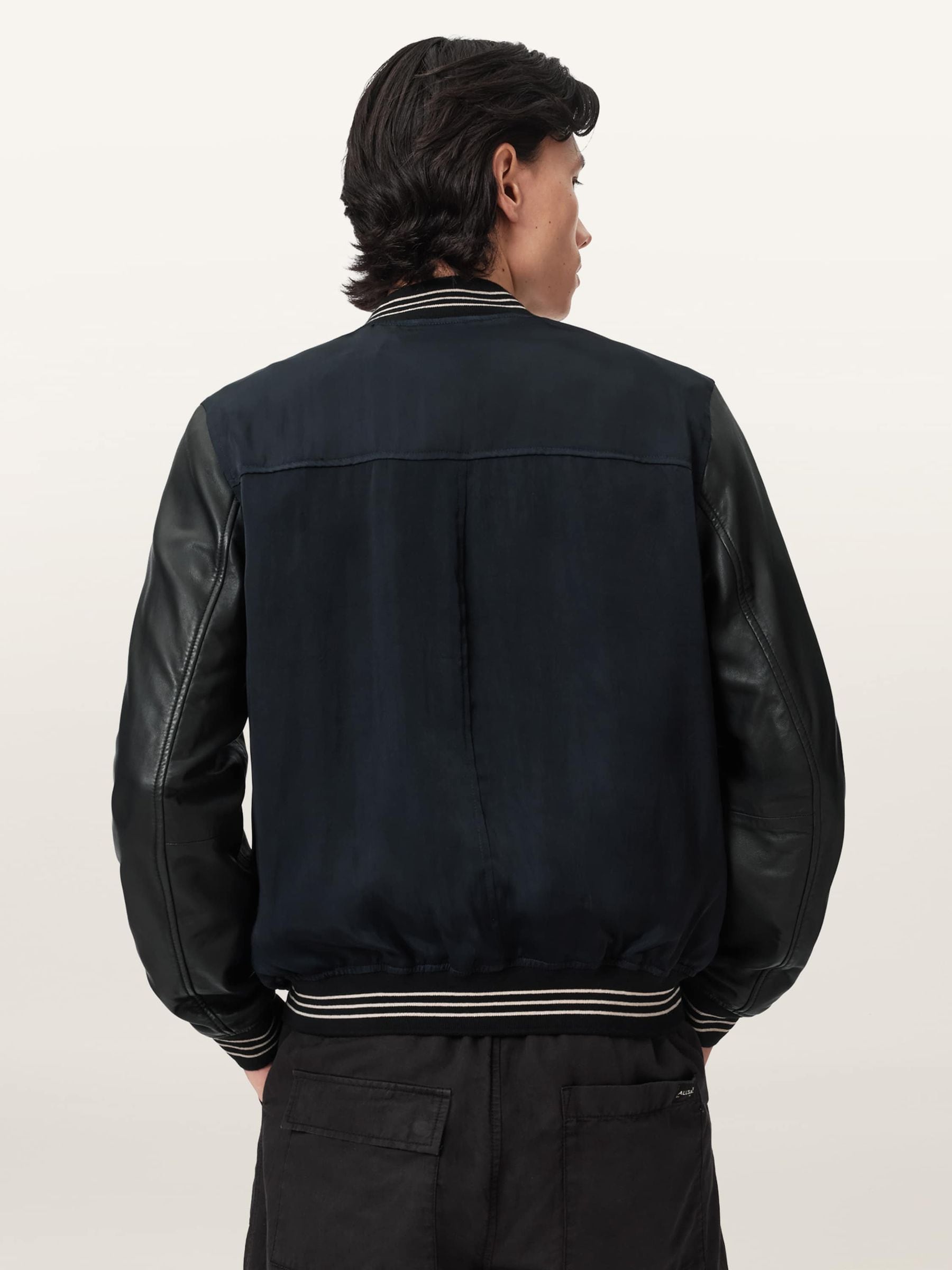 Buy AllSaints Blue Taishi Bomber Jacket from Next USA
