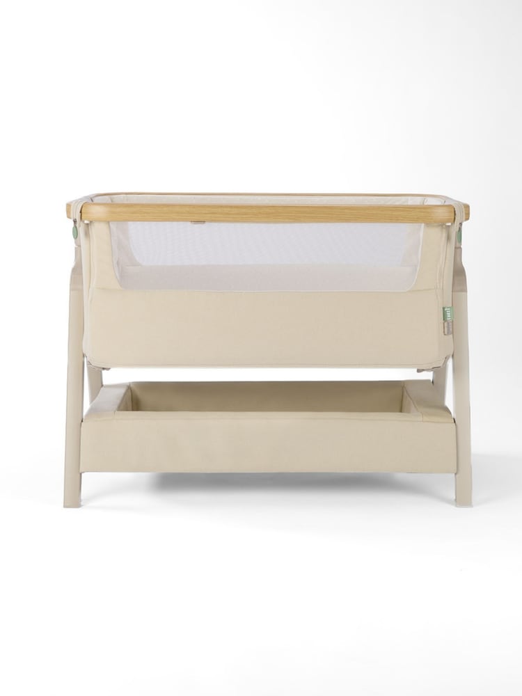 Tutti Bambini Toasted Oak Sand CoZee Air2 Bedside Crib - Image 2 of 7 Tutti Bambini Toasted Oak Sand CoZee Air2 Bedside Crib - Image 2 of 7