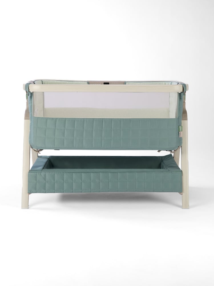 Tutti Bambini Whitewash Kelp CoZee Sense Bedside Crib - Image 2 of 6