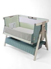 Tutti Bambini Whitewash Kelp CoZee Sense Bedside Crib - Image 3 of 6
