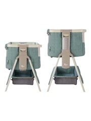 Tutti Bambini Whitewash Kelp CoZee Sense Bedside Crib - Image 5 of 6