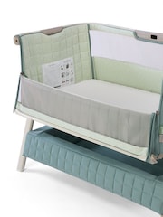 Tutti Bambini Whitewash Kelp CoZee Sense Bedside Crib - Image 6 of 6