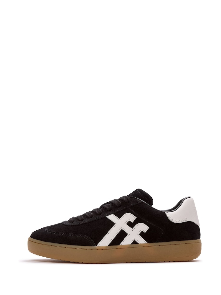 FitFlop Black The Dash T-Toe Suede Sneakers - Image 3 of 3