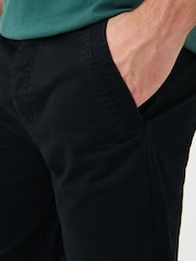 Saltwell Black Slim Fit Stretch Chino Trousers - Image 3 of 5