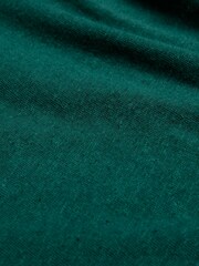 Celtic & Co.Linen / Cotton V-Neck Green Midi Dress - Image 8 of 9