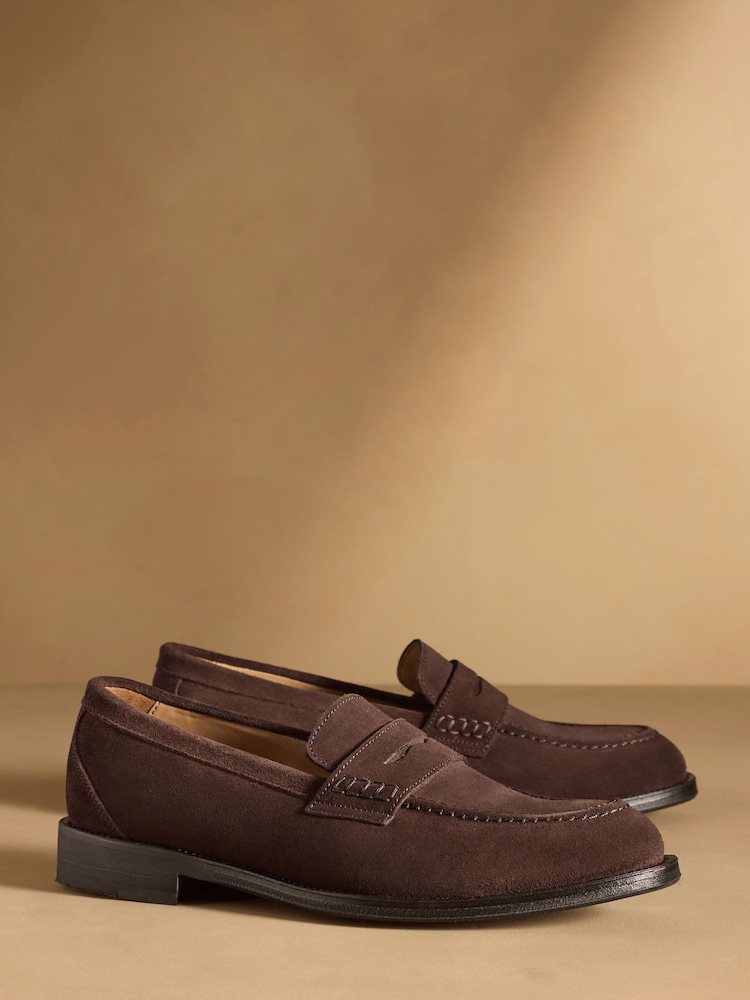 Russell & Bromley Dark Brown Derwent Saddle Loafers - Image 1 of 7