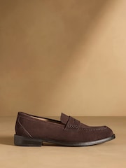 Russell & Bromley Dark Brown Derwent Saddle Loafers - Image 2 of 7