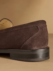 Russell & Bromley Dark Brown Derwent Saddle Loafers - Image 6 of 7