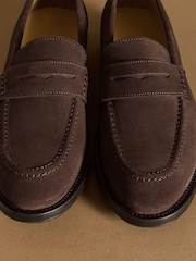 Russell & Bromley Dark Brown Derwent Saddle Loafers - Image 7 of 7