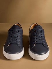 Russell & Bromley Blue Redburn Classic Trainers - Image 3 of 7