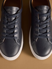 Russell & Bromley Blue Redburn Classic Trainers - Image 7 of 7