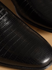 Russell & Bromley Black Bellagio Lace-Up Oxford Shoes - Image 4 of 7