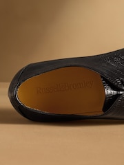 Russell & Bromley Black Bellagio Lace-Up Oxford Shoes - Image 5 of 7