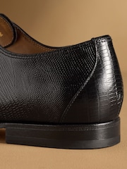 Russell & Bromley Black Bellagio Lace-Up Oxford Shoes - Image 6 of 7