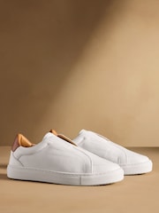 Russell & Bromley White Heaton Laceless Trainers - Image 1 of 7