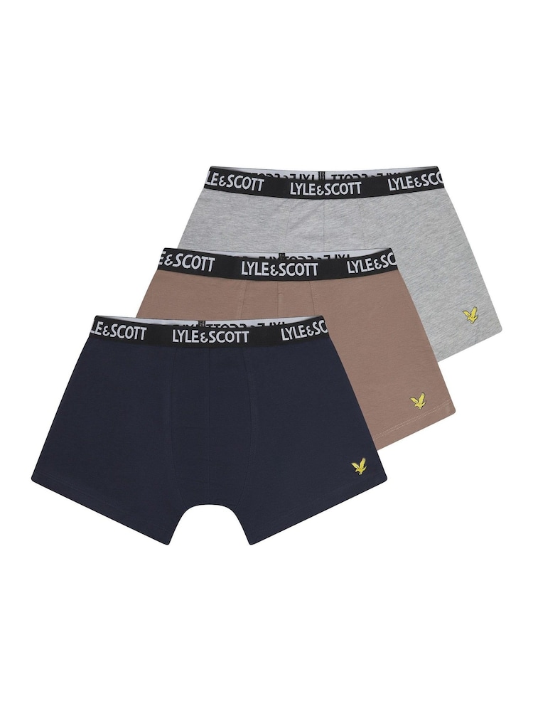 حزمة من 3 قطع ملابس داخلية بتصميم Markus من Lyle & Scott - صورة 1 من 4