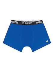 Lyle & Scott Blue Markus Underwear Trunks 3 Pack - Image 3 of 4