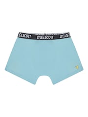Lyle & Scott Blue Markus Underwear Trunks 3 Pack - Image 4 of 4