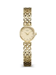 Rotary Gold Plated Dial Gold Plated Stainless Steel Bracelet Watch - Image 1 of 4