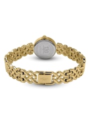 Rotary Gold Plated Dial Gold Plated Stainless Steel Bracelet Watch - Image 4 of 4