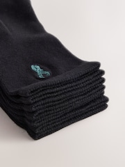 Black Stag Embroidered Cotton Rich Socks 7 Pack - Image 3 of 3