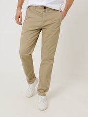 Saltwell Natural Slim Fit Stretch Chino Trousers - Image 1 of 4