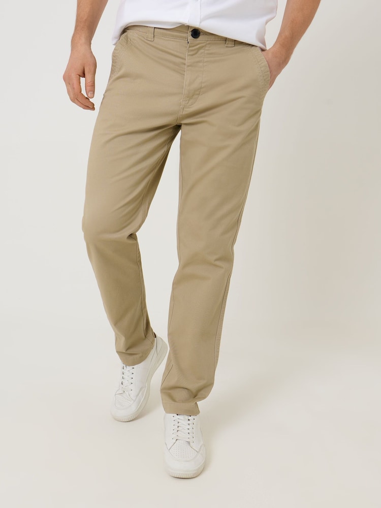 Saltwell Natural Slim Fit Stretch Chino Trousers - Image 1 of 4