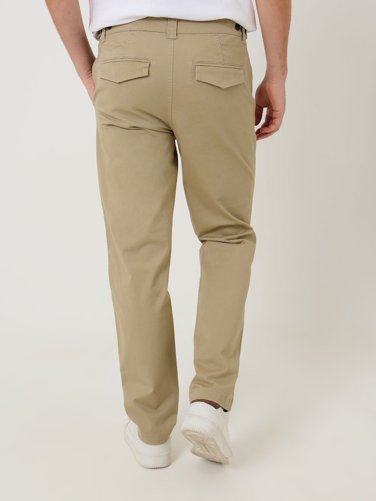 Saltwell Natural Slim Fit Stretch Chino Trousers - Image 2 of 4