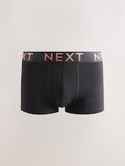 Black Pink Infill Text Waistband - Pack de 5 pares de bóxers hipster - Imagen 3 de 7