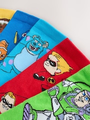 Disney Pixar Character Cotton Rich Socks 5 Pack - Image 2 of 3