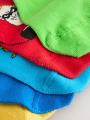 Disney Pixar Character Cotton Rich Socks 5 Pack - Image 3 of 3