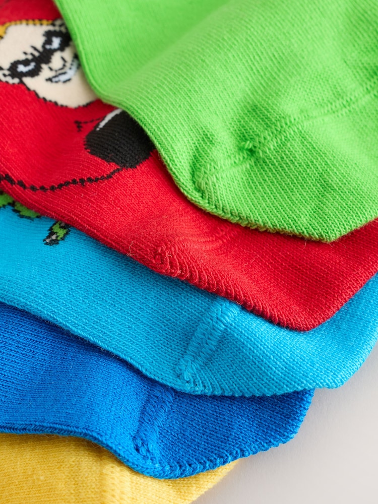 Disney Pixar Character Cotton Rich Socks 5 Pack - Image 3 of 3 Disney Pixar Character Cotton Rich Socks 5 Pack - Image 3 of 3