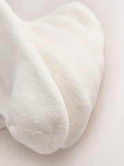 Multi/White Checkerboard Cushioned Footbed Cotton Rich Ribbed Tipped Socks 5 Pack - Image 3 of 3