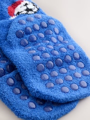Blue Christmas Football Christmas Cosy Socks - Image 2 of 3