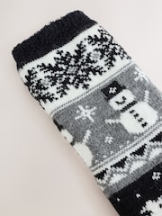 Black Christmas Cosy Socks - Image 2 of 3