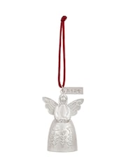 Widdop Silver Hope Mini Angel Bell Metal Ornament - 4.5 x 5in - Image 2 of 5
