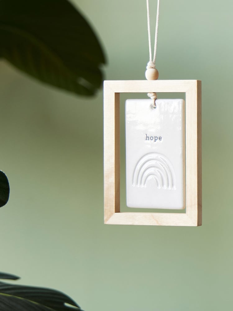 Widdop Stone Hope Hanging Plaque 3" x 4.5 - Image 1 of 5