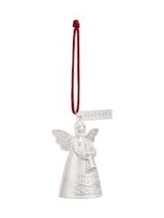 Widdop Silver Mini Angel Bell Metal Ornament - 4.5 x 5in - Image 2 of 5