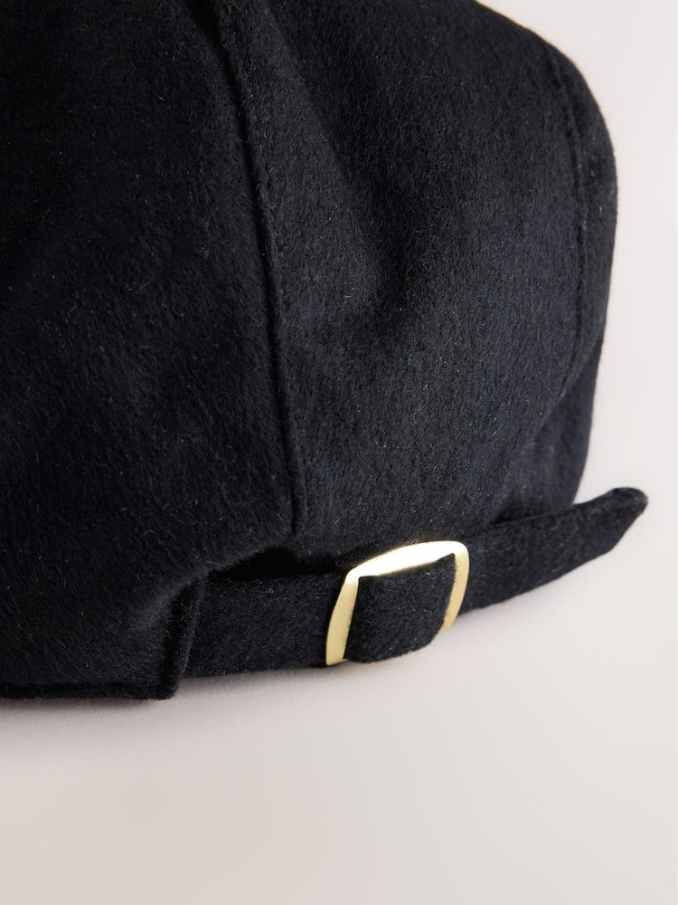 Negro - Flatcap Hat - Imagen 2 de 3