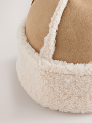 Natural Borg Cloche Hat - Image 3 of 5