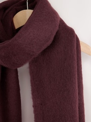 Chocolate Brown Heavyweight Fringe Scarf - Image 5 of 6