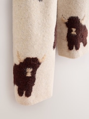 Ecru Hamish Heavyweight Scarf - Image 8 of 8