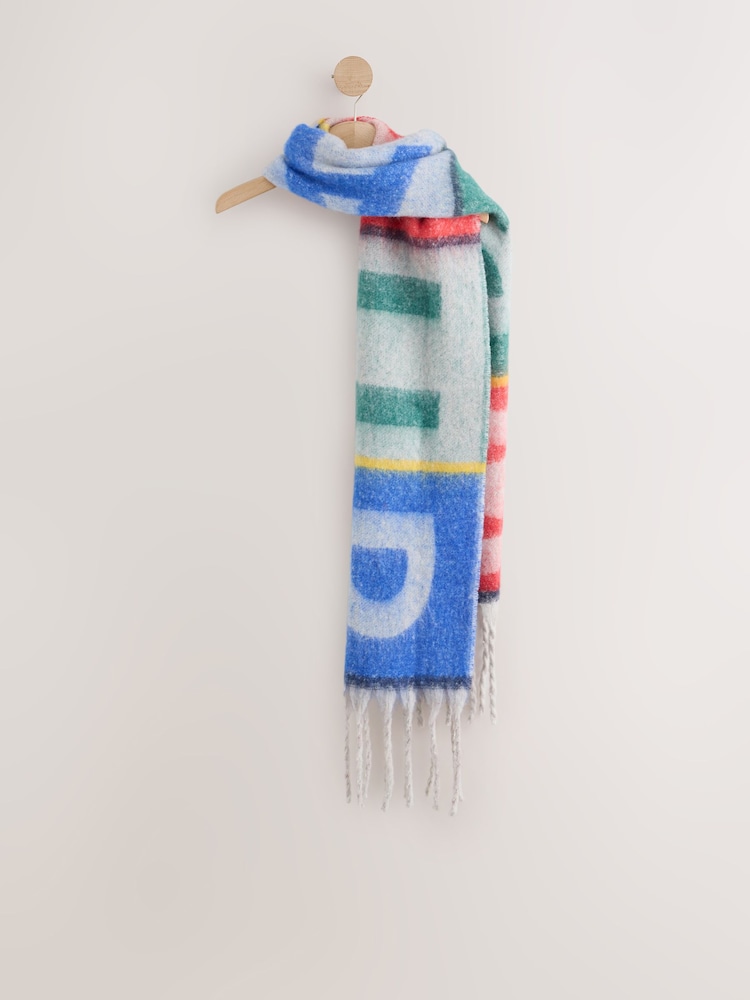 Multi Apres Ski Heavyweight Blanket Scarf - Image 1 of 3